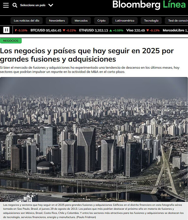 Los negocios y pases que hay seguir en 2025 por grandes fusiones y adquisiciones